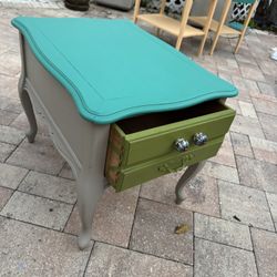 Antique Coastal Side Table