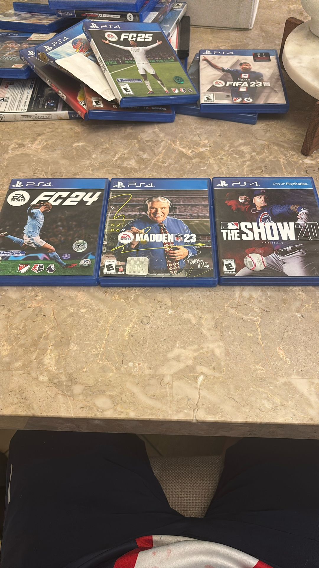 Fc 24, Madden 23, The Show 20