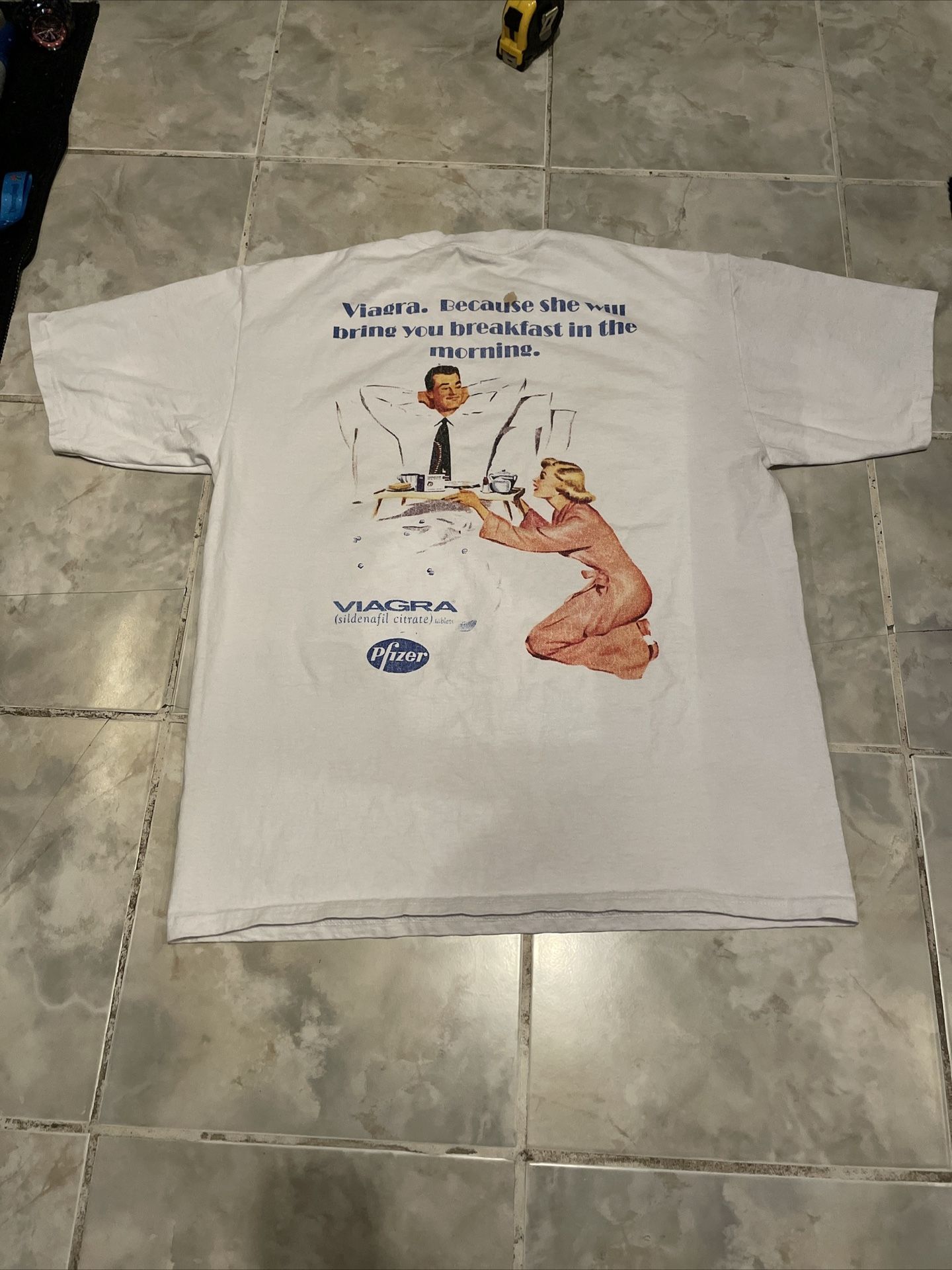 Vintage Super Rare T-Shirt SZ XL Double Sided 