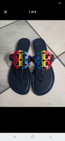 Tory burch miller leather sandals