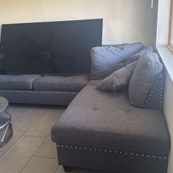 2 Grey Couch Set IKEA 
