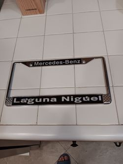Laguna Niguel Mercedes Liscence Plate Frame