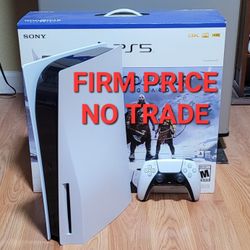 PS5 DISC Ed. , FIRM PRICE, NO TRADE, GREAT CONDITON, READ DESCRIPTION FOR DETAILS