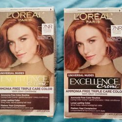 L’Oréal Excellence crème Hair Color 7 NR Natural Copper 