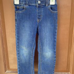 Girls Toddlers Blue Jeans Pants 4T