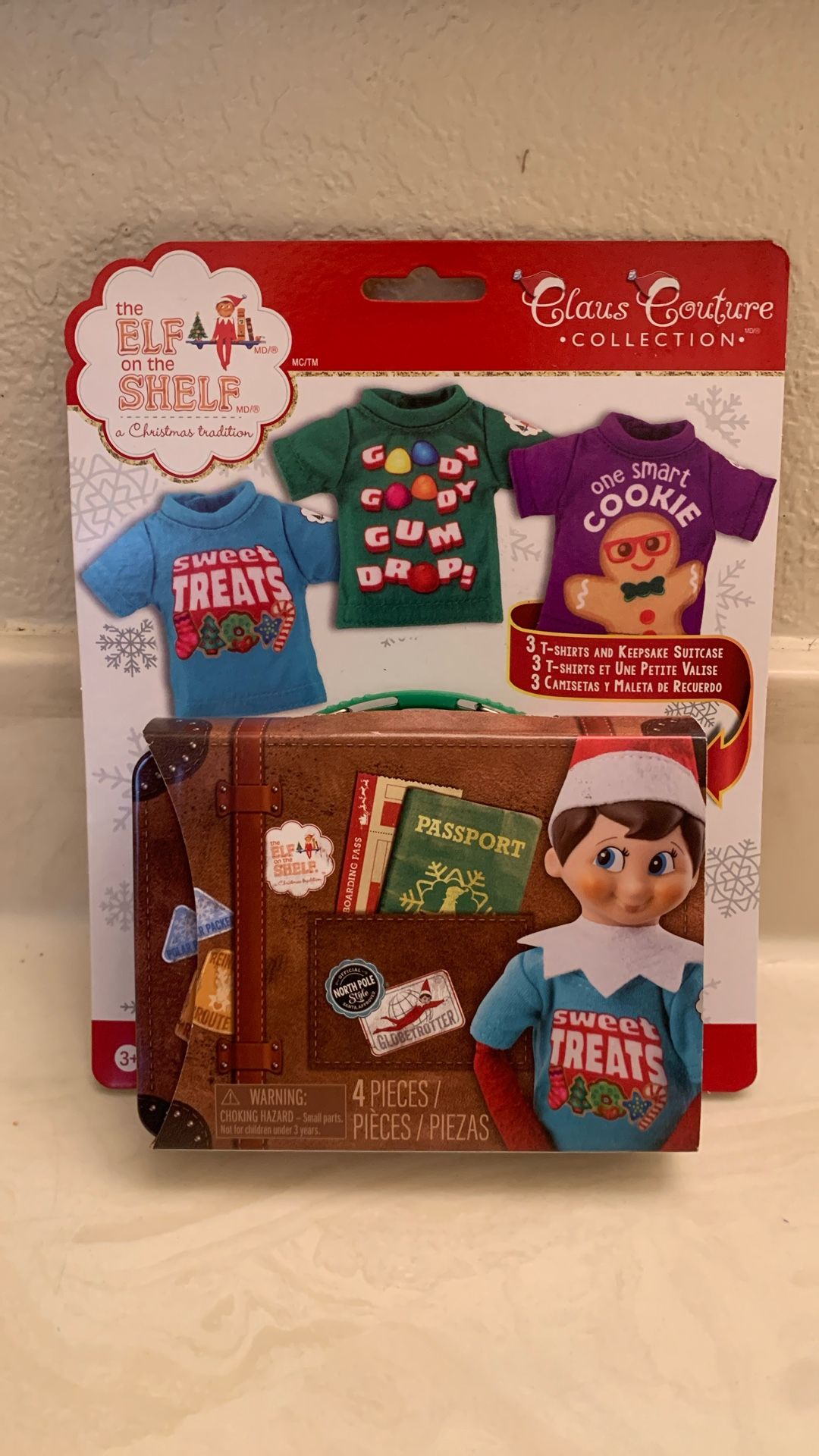 The Elf On The Shelf, A Christmas Tradition Claus Couture Collection 4 PIECES