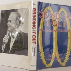 “Grinding It Out” Book - The Making of McDonalds - Ray Kroc - Signed 1st edition