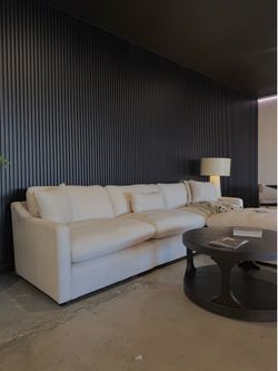 Cloud Modular Sectional – Deep Lounge Sofa w/ Ottoman