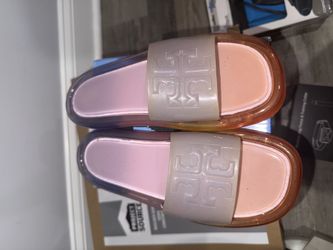 Tory Burch Pink Slides – Women’s Sandals