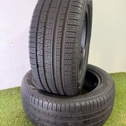 V269  265 50 20 107V  Pirelli  Scorpion Verde  2 Used Tires 90% Life 