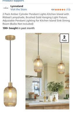 New Kitchen Island Pendant Lights Set (2x) - No low ball bidder please!