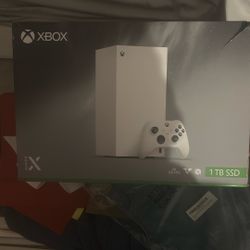 Un Opened X Box Series X 