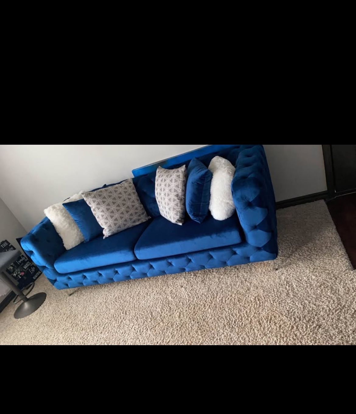 Royal BLUE Couch
