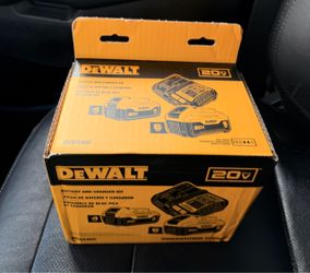 Dewalt DCB245-2C and DCB246C Battery and Charger Kit 20V XR 4Ah 5Ah 6Ah