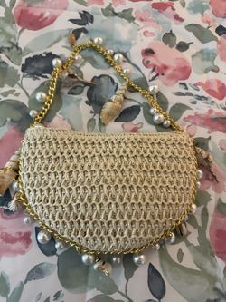 Shelf Pearl Woven Women's Bag Handbag