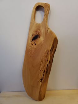 Wooden Display Kitchen Board w/ Live Edge