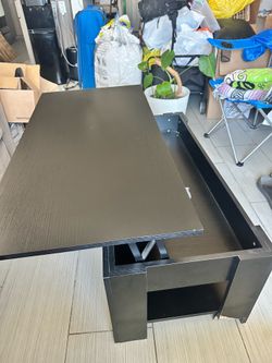 Black Coffee Table - Lifts