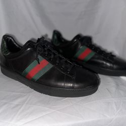 Gucci Ace Crocodile Black Size 15