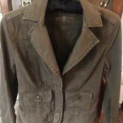 Gap Olive-Green Denim 1969 Jacket