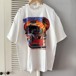 Vintage 1999 Deadstock GOOD GUYS Hot Rod Classic Car RACING T-shirt