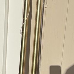 Lee's Tackle Pair of Gold Anodized Aluminum Telescoping Outriggers