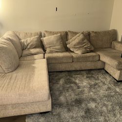 U Sectional 3 Piece Sofa - MOVING NEED TO SELL ASAP!