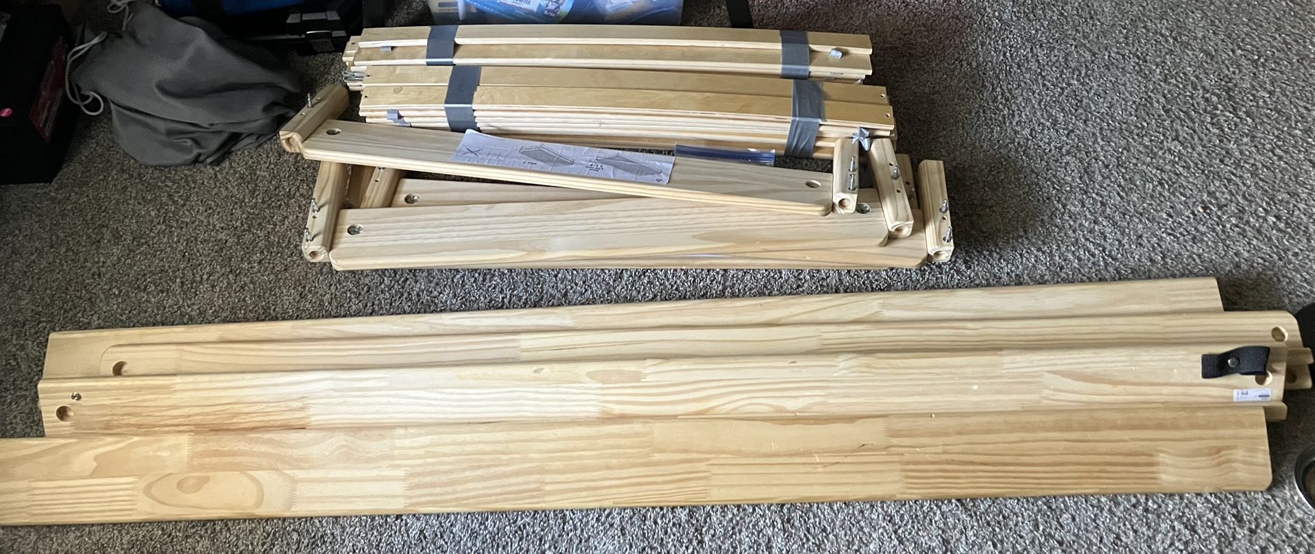 Twin Beds - Stackable, Ikea, Pine