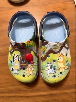 Bluey Kids Crocs Unisex Size 13