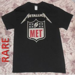 Rare Metallica Too Heavy For Halftime Shirt  Size Medium
