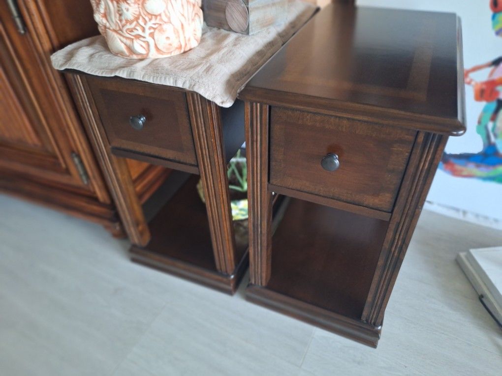 2 Space Saver Nightstands End Tables $100