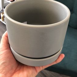 Round Two Pot - Grey