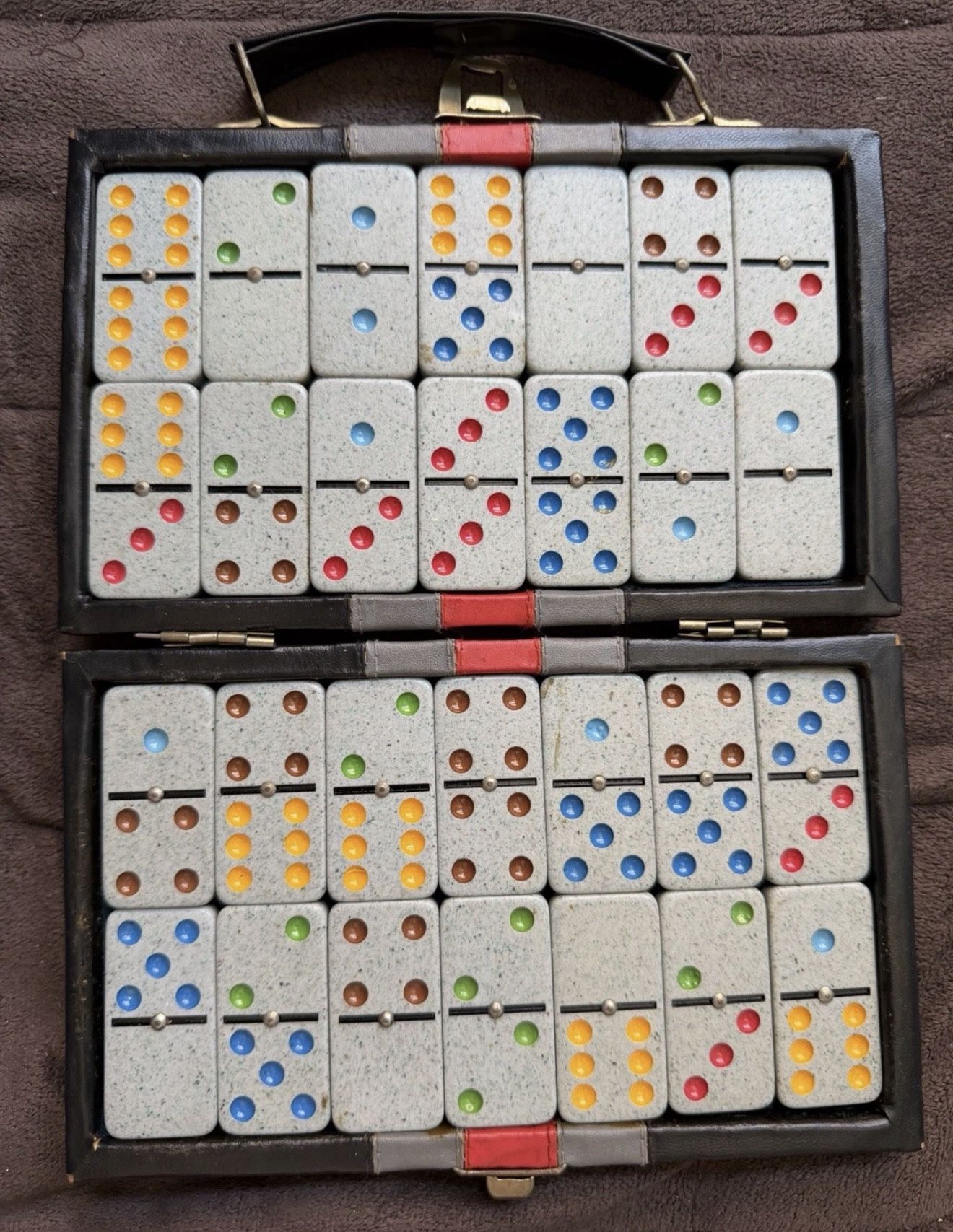 Dominoes With Case