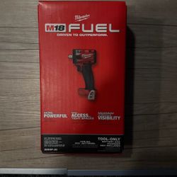 Milwaukee M18 Fuel 1/2 Compact Impact Wrench Stubby