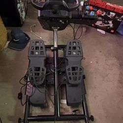 Full flight simulator Yoke, Throttle, Rudder, Stand