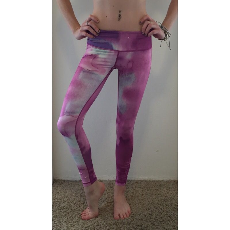 Glyder Apparel "Purple Rain" Print Chakra Performance Legging