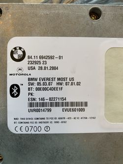 Bmw oem e60 telematics module