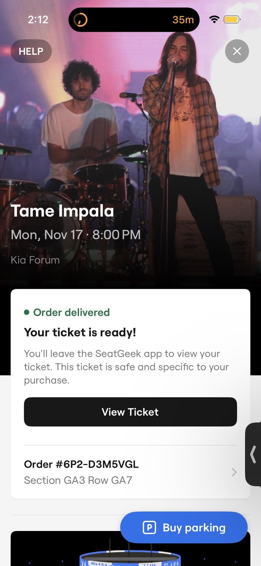 Tame Impala 11/17 Kia Forum