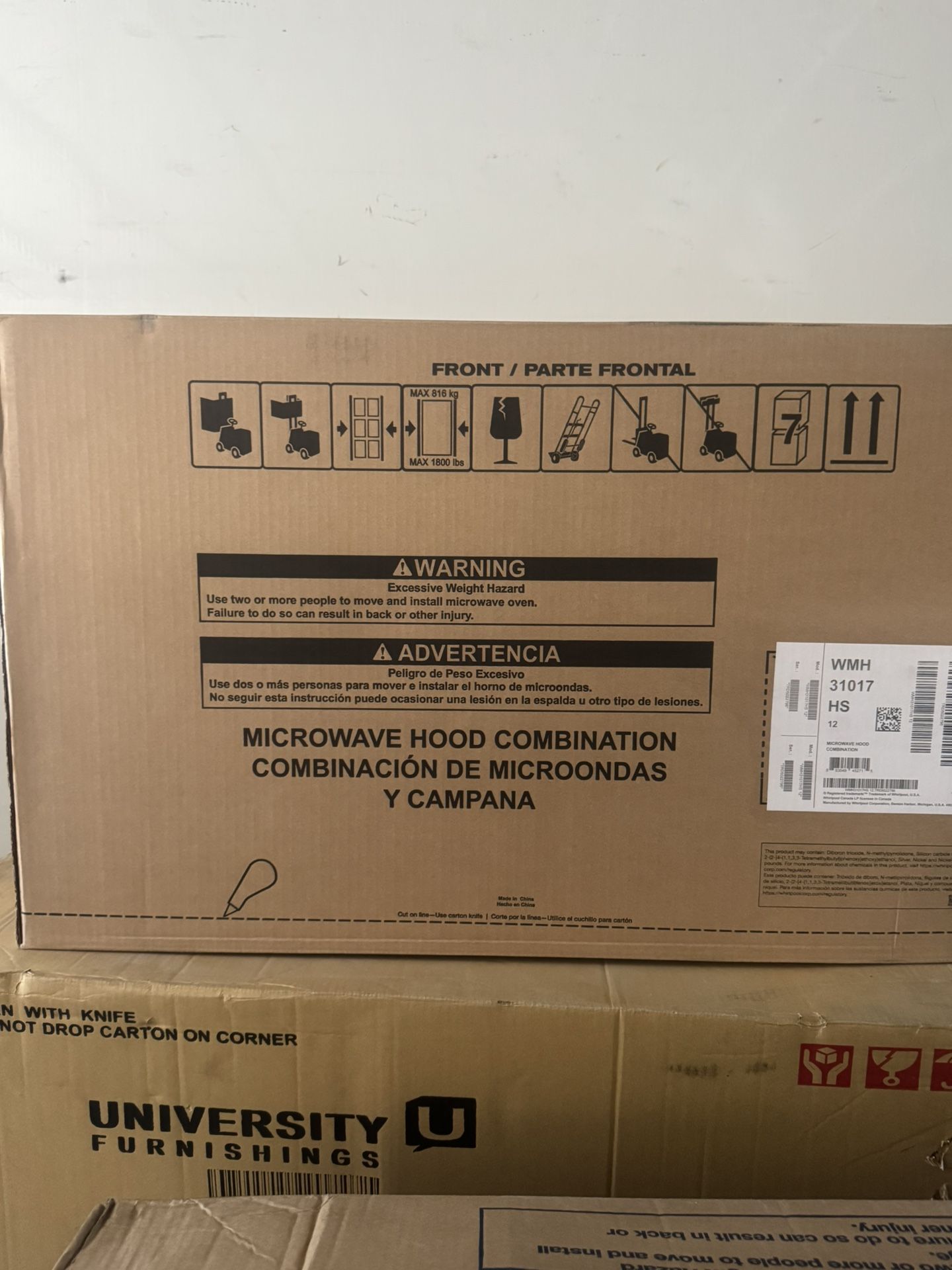 Brand New Microwave And A/c And Heat Units