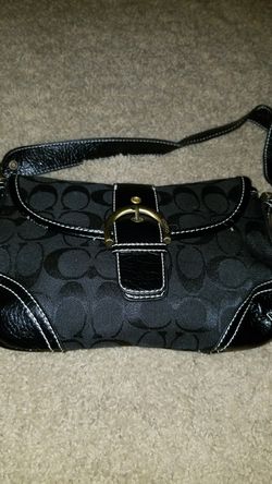 Black coach purse