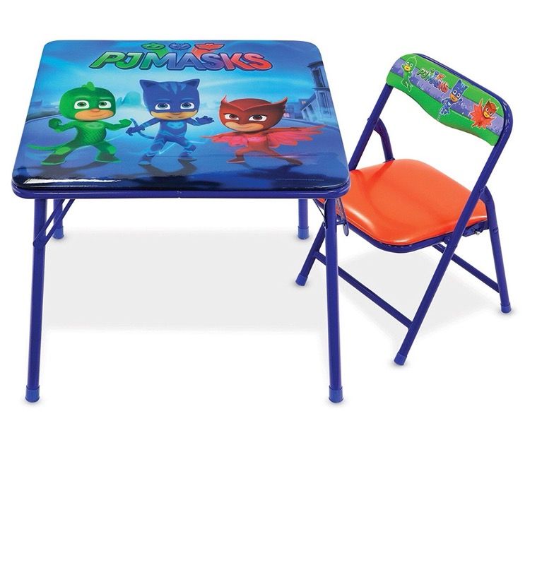Kids table with chair for tjmasks