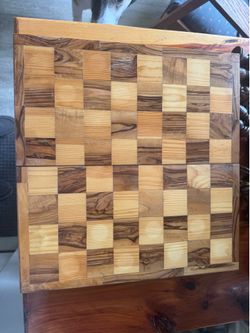 Chess set from Israel / made from olive wood