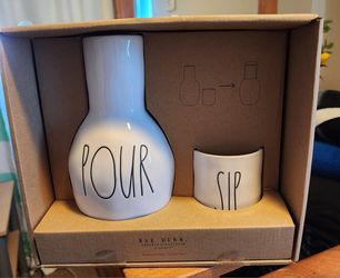 Rae Dunn Drink Canister And Cup