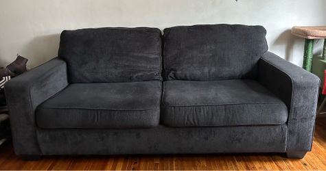 7ft grey couch