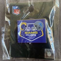 gameday pin rams vs lions 2021