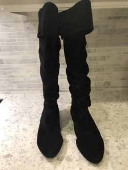 Jessica Simpson Black Leather Boots Size 10