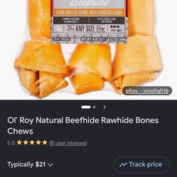 Beefhide rawhide Bones 