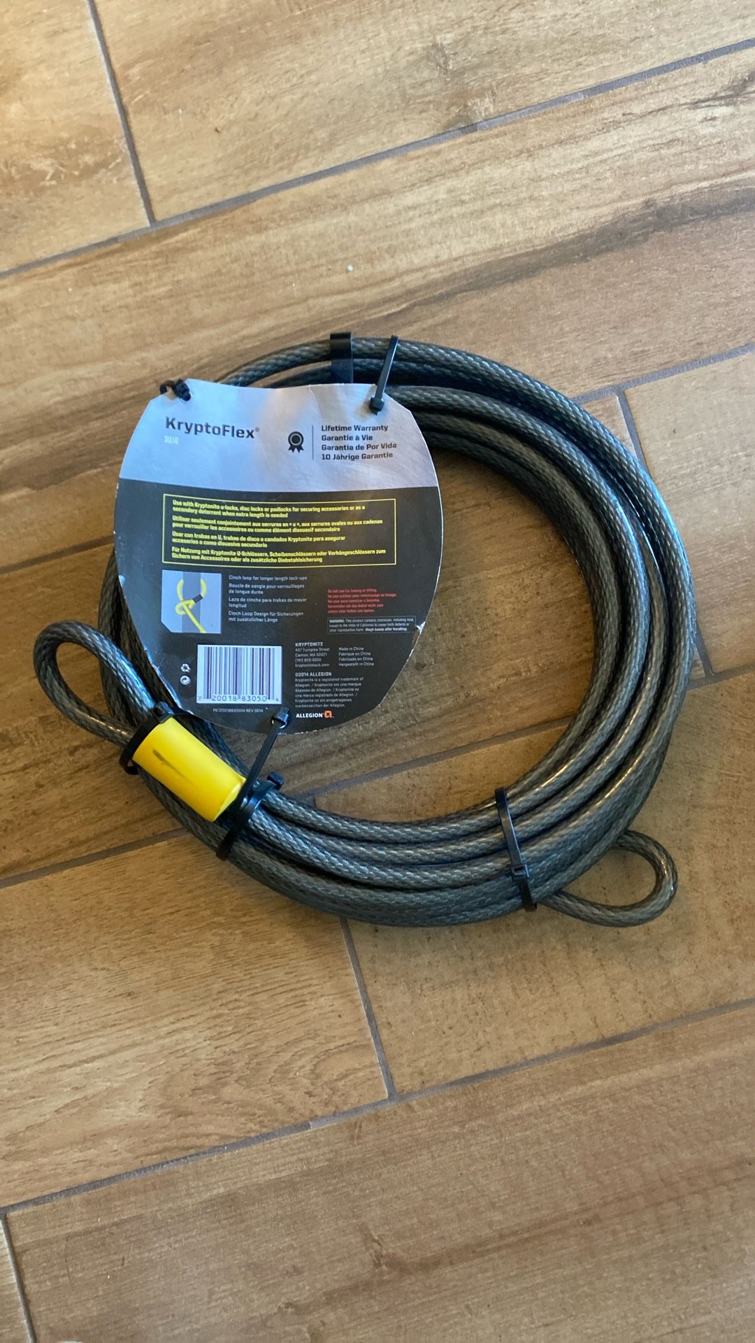 Kryptonite KryptoFlex 3010 Looped Cables (Bike Lock)