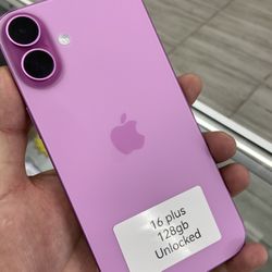 Pink iPhone 16 &16 Plus Unlocked. Cash Or $10 Down W Approval 