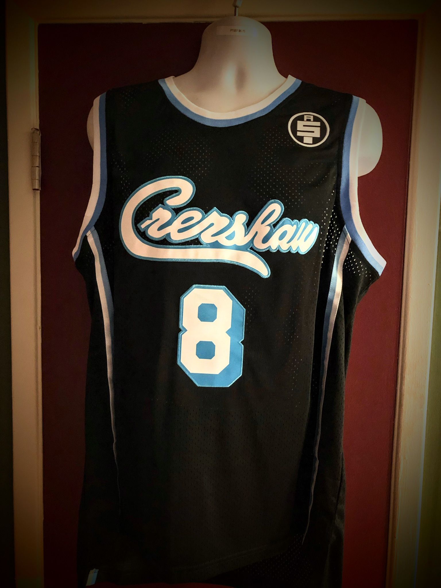 Los Angeles Lakers #8 Kobe Bryant Crenshaw Jersey Nipsey Hussle All Money In Black -S.M.L.XL.2X.3X Is