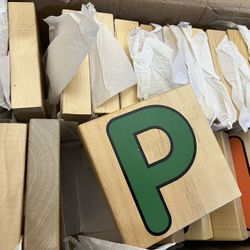 Wooden Alphabets 